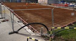 Reinforced Concrete Raft Foundation for New Utility Building